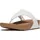 FitFlop Lulu Leder Flip-Flops Weiß 39