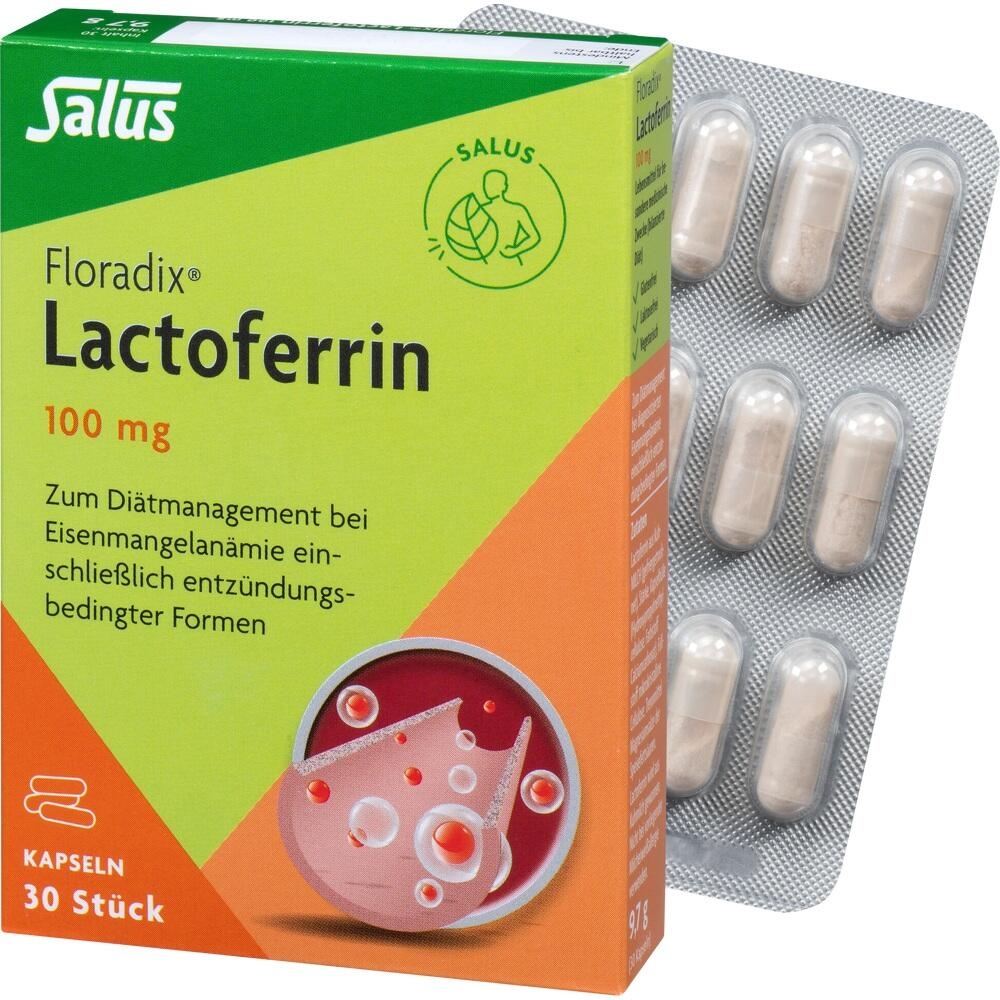 Floradix Lactoferrin 100 mg 30 ST