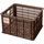 Basil Crate Fahrradkorb braun