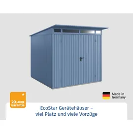 Hörmann Trend-P Typ 2,38 x 2,38 m taubenblau Doppeltür