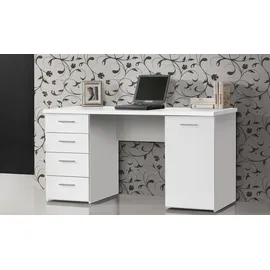 Forte Schreibtisch Netta Weiß