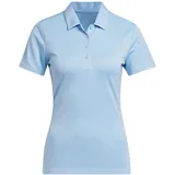 adidas Solid Performance Short Sleeve Poloshirt Clear Sky S