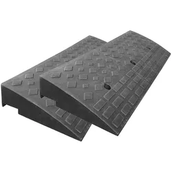 2er-Set Bordstein-Rampe Vanit BR22 Gummi Rampe Auffahrt 100cm