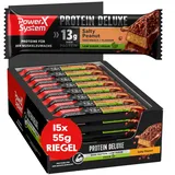 Protein Deluxe Salty Peanut VEGAN 15x55g High Protein Eiweiß Riegel Low Sugar