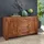 Wohnling Sideboard 118 x 70 x 40 cm Braun / Silber