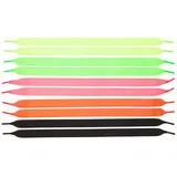 Rico Design itoshii Ripsband Armbänder 10 Stk. 16 mm breit 330 mm lang Polyester PVC Ganzjährig geeignet Armband Set für DIY Schmuckprojekte Neonfarben