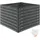 Tectake Hochbeet 80 x 80 x 62 cm Grau