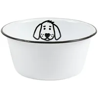 ib laursen Fressnapf HUND Emaille Weiß cm | Gr.: onesize
