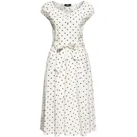 Queen Kerosin Damen Swing Kleid Polka Dots All-Over-Print Sommerkleid Punkte 50S 40S 60S Gepunktet Vintage Rockabilly Rockabella Swing Dress - XL