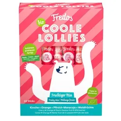 Fredo’s Coole Lollies Fruchtiger Mix bio (10St)