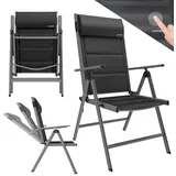 garmio Gartenstuhl FLORENZ 54 x 58 x 103 cm schwarz 1 St.