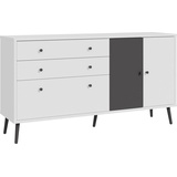 Forte Sideboard »Harllson EasyKlix by Forte«, weiß