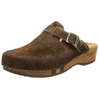 Woody Damen Erika Holzschuh, Fell Natur, 38 EU - 38 EU
