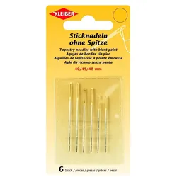 KLEIBER Sticknadel-Set, ohne Spitze, 6-teilig 40/45/48mm