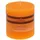 Stumpenkerzen Raureif Stumpenkerze 100 x 98 mm orange