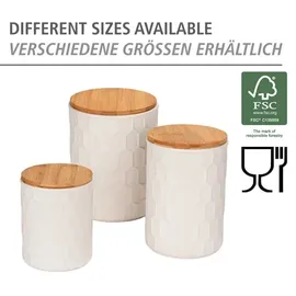 Wenko Maya Vorratsdose weiß 9,5 cm x 12 cm 0,4 l