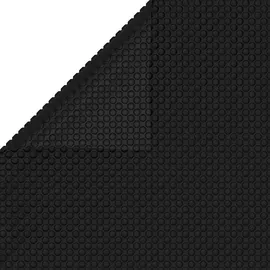 vidaXL Treibende Pool Solarfolie schwarz 6 x 4 m