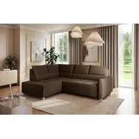 Fun Möbel Ecksofa Schlafsofa Sofa MARNO in Stoff Vogue,