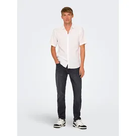 Only & Sons ONSYOKE TAPERED Relax-fit schwarz 28/32