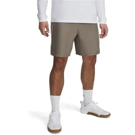 Under Armour Woven Wordmark Kurze Hose - Taupe Dusk / White - L