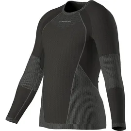 La Sportiva Wool70 Tech Longsleeve Herren Carbon/Cloud M