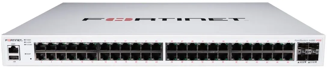 Fortinet FortiSwitch 448E-POE - Switch - L3 - managed - 48 x 10/100/1000 (PoE)