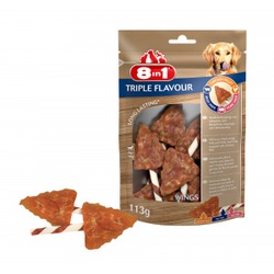 8in1 Triple Flavour Wings Hundesnacks 1 Packung