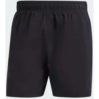 Adidas Solid CLX Short-Length Badeshorts Black / Lucid Lemon L