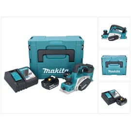 Makita DKP 180 RF1J Akku Hobel 18 V 82 mm + 1x Akku 3,0 Ah + Ladegerät + Makpac