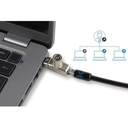 Dell N17 Keyed Laptop Lock for  Devices Master Keyed (25 locks + Masterkey), Notebook Security, Schwarz