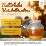 Natural Food - Roher Honig - Natürlich. Unbehandelt, Ungefiltert, Nicht geschleudert - aus Europa, ohne Zusätz- Himbeere Honig -1 x 1,1kg