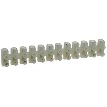 ChiliTec Lüsterklemmen Kabelverbinder Klemmleiste 10 bis 16mm2, 12 Stück, Messingeinsatz, Transparent