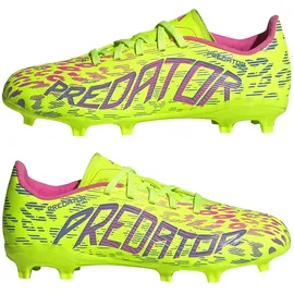 adidas Predator League FG/MG Kinder lucid lemon/blue fusion/lucid pink 38