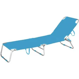 marbueno summer Klappliege 187 x 58 x 24 cm Blau
