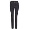 Skinny Jeans mit Label-Patch, Dunkelblau, 44/30