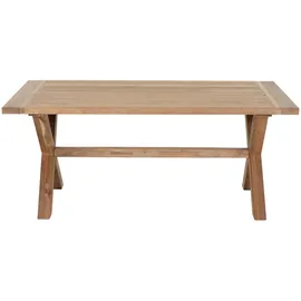 Siena Garden Cardiff Gartentisch 180 x 100 x 76 cm Teakholz beige
