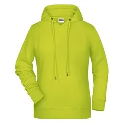 Damen Kapuzensweatshirt 8023, acid-gelb, Größe L - acid-gelb - L