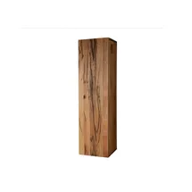 Massivmoebel24 Hängeschrank Wild-/Zerreiche 33 x 33 x 124 cm Natur Geölt