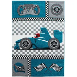 Kinderteppich Kids Blau ca. 140x200cm