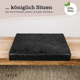 lycce Bankauflage 35 x 40 cm Schwarz