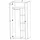 WIMEX Drehtürenschrank Multiraumkonzept 80 x 185 x 54 cm Weiß