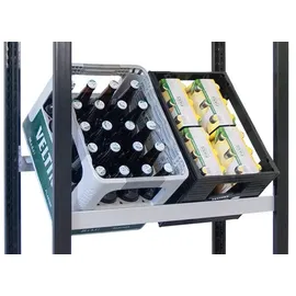 Schulte Lagertechnik Zusatzebene für Getränkekistenregal – 750x300 mm (BreitexTiefe)