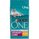 PURINA ONE BIFENSIS Urinary Care Katzentrockenfutter: reich an Huhn & Weizen, für gesunde Harnwege, Nieren, Haut, schönes Fell, 6er Pack (6 x 1.5 kg)