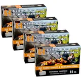 Buri Kohleanzünder 4er-Pack geruchsneutral