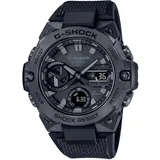 Casio G-SHOCK Herrenuhr G-Steel Carbon Core Guard Bluetooth - Schwarz/Schwarz