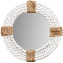 levandeo Spiegel Ø30 cm Weiß