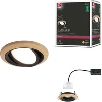 Paulmann Einbauleuchte Lanati 6W rund 84mm schwarz matt