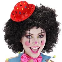 Mini Clownshut Bowler Partyhut Gepunkteter Minihut Clown Hut Melone Partyhütchen