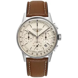 Bauhaus 2376-5 Herrenuhr Aviation Chronograph Braun