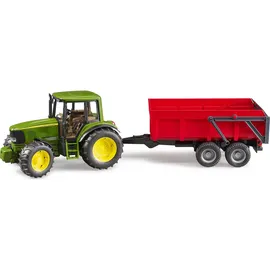 Bruder 2057 - John Deere 6920 mit Wannenkippanhänger 1:16